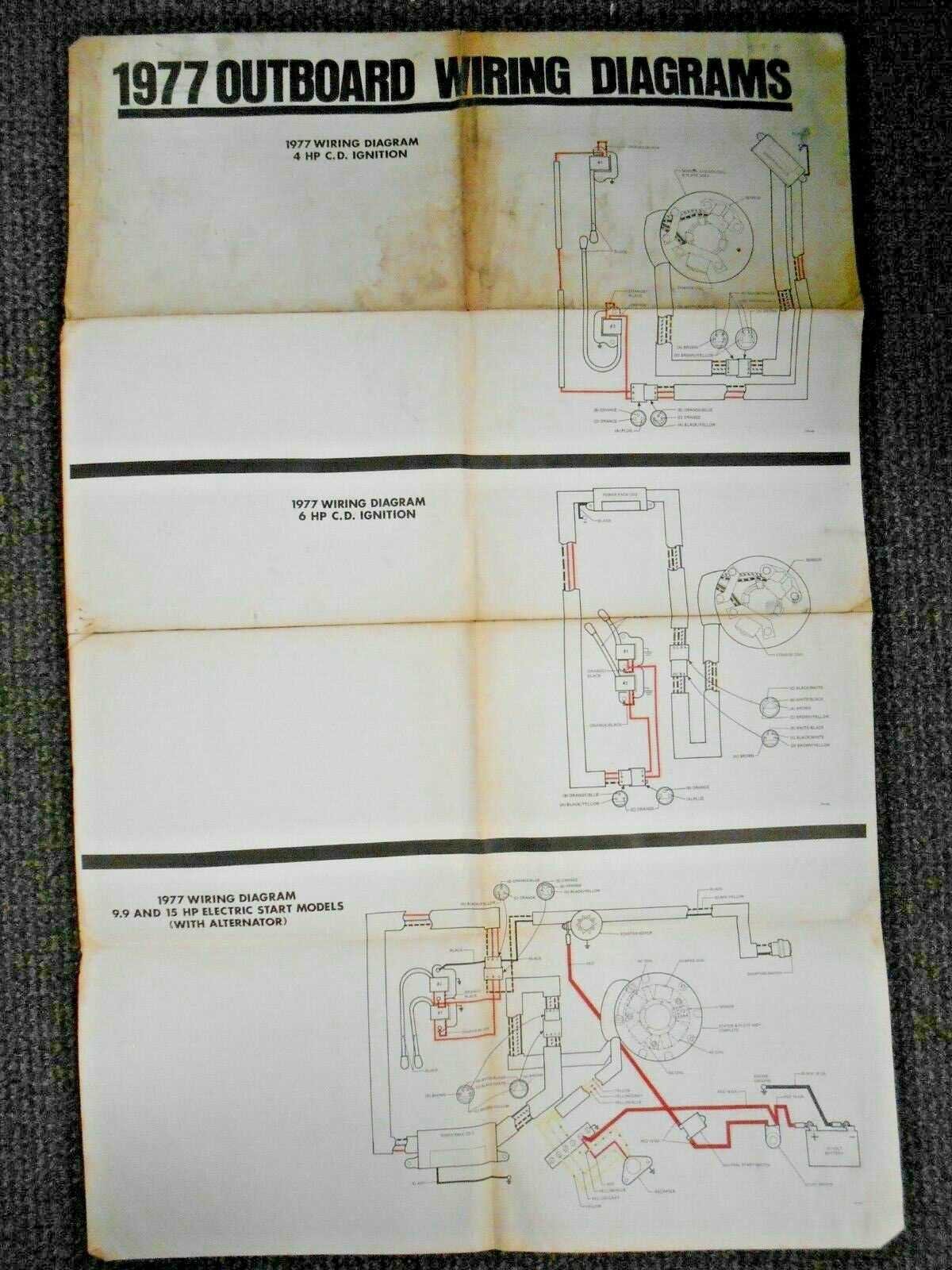 1977 evinrude 9.9 parts diagram