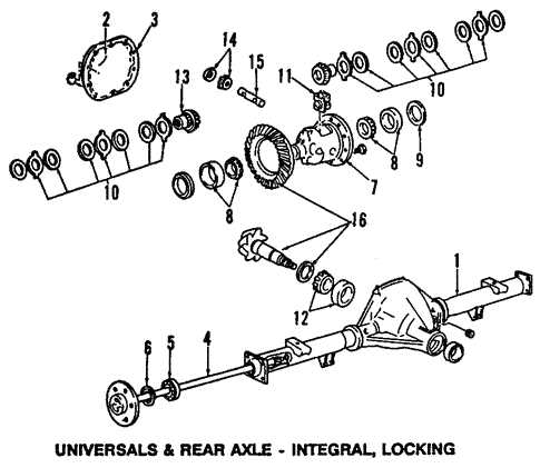 1996 ford f150 front end parts diagram