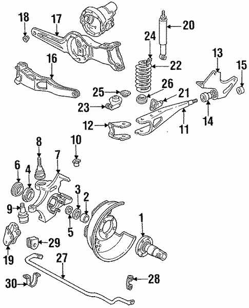 1996 ford f150 front end parts diagram