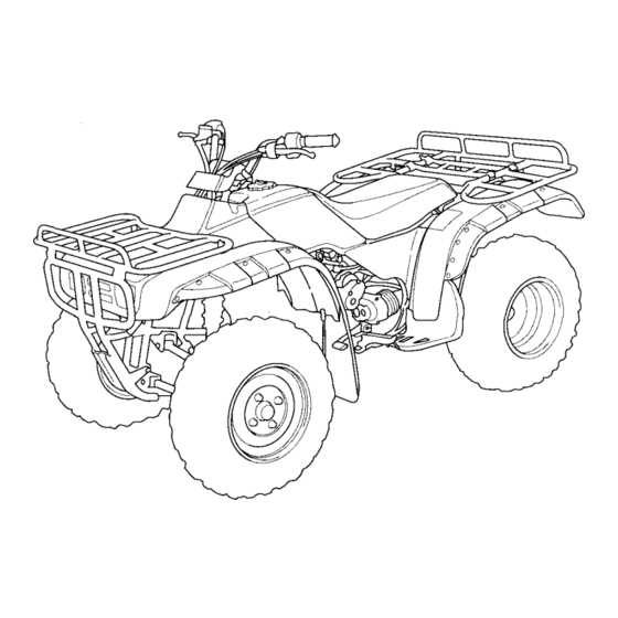 1998 honda 300 fourtrax parts diagram