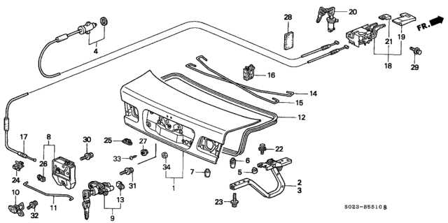 1999 honda civic parts diagram