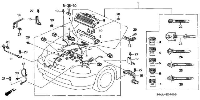 1999 honda civic parts diagram