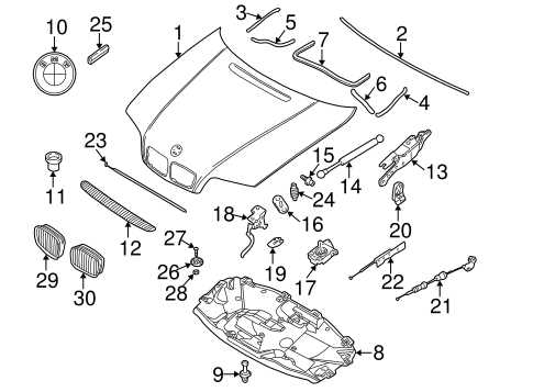 2000 bmw 323i parts diagram