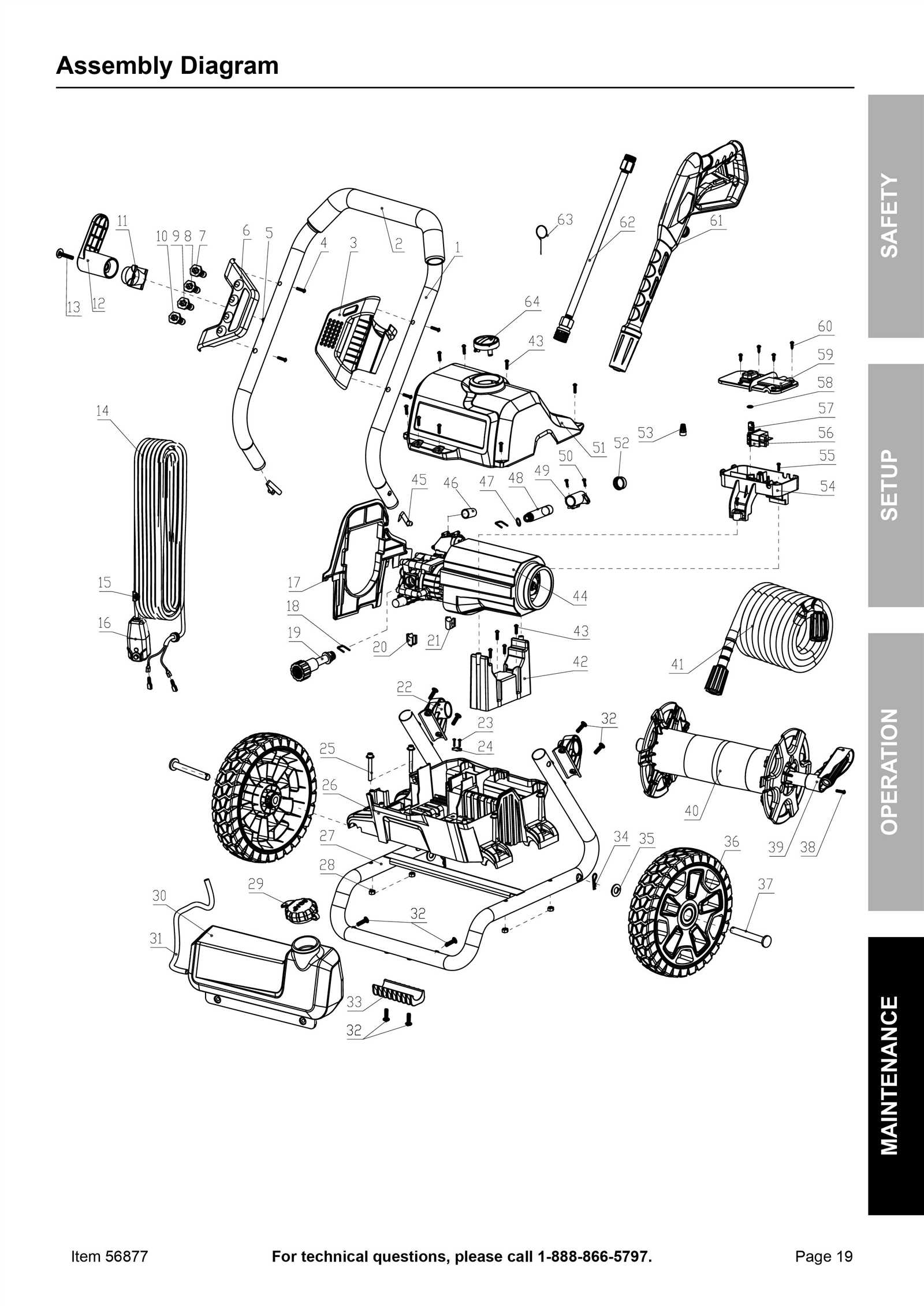 2000 psi simoniz pressure washer parts diagram