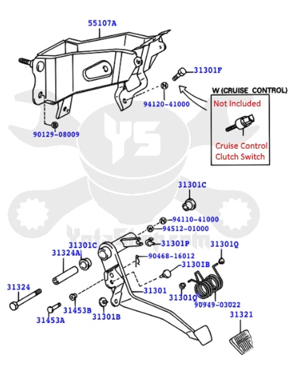 2000 toyota 4runner parts diagram