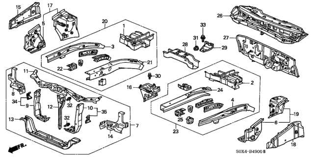 2002 honda odyssey parts diagram