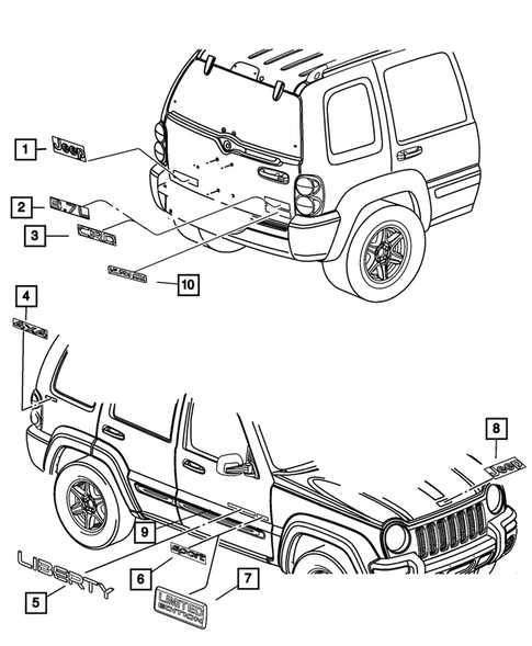 2002 jeep liberty parts diagram