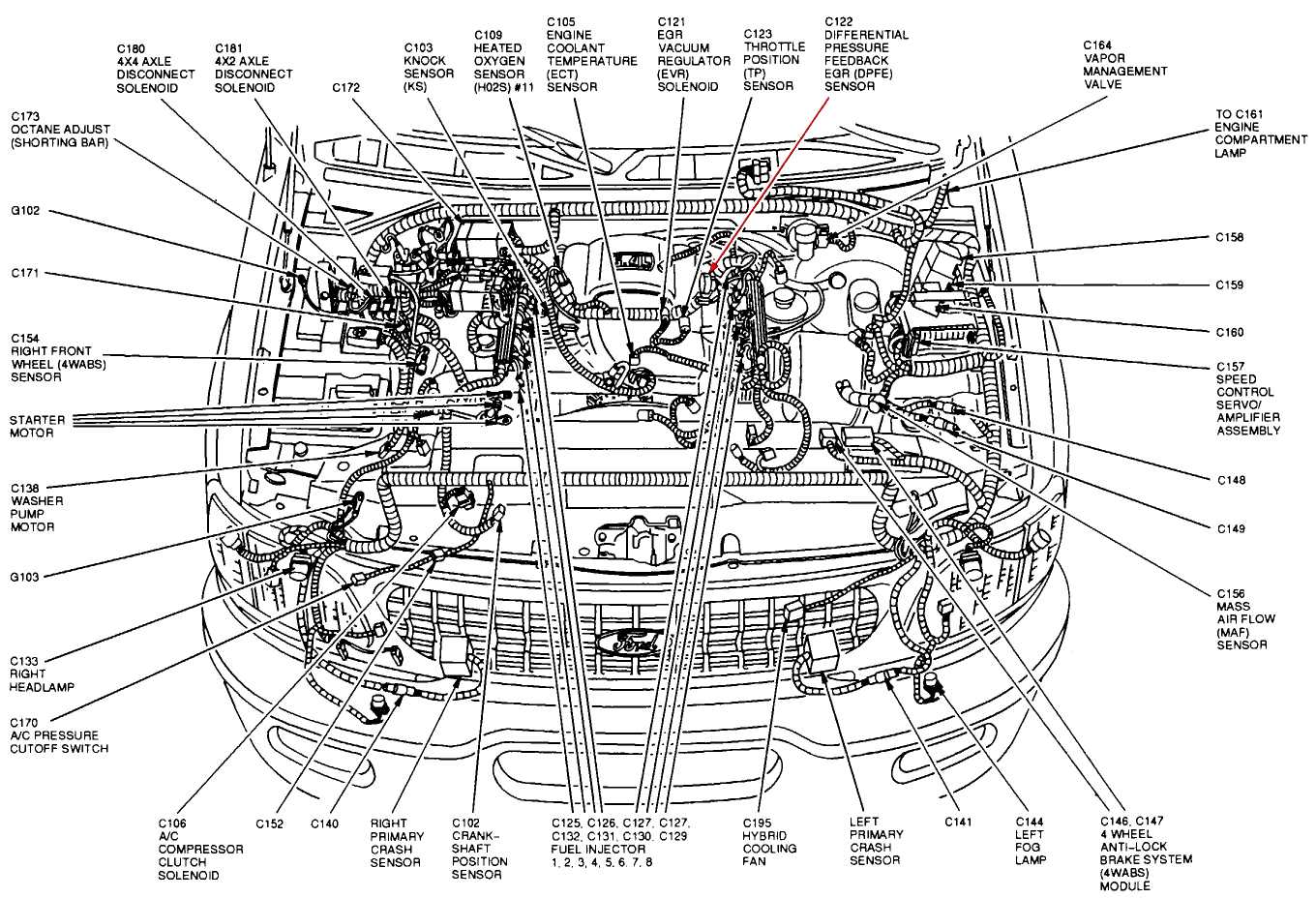 2003 ford f150 body parts diagram