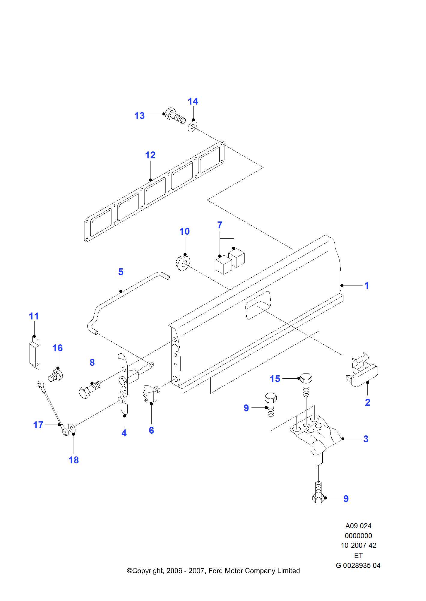 2003 ford ranger parts diagram