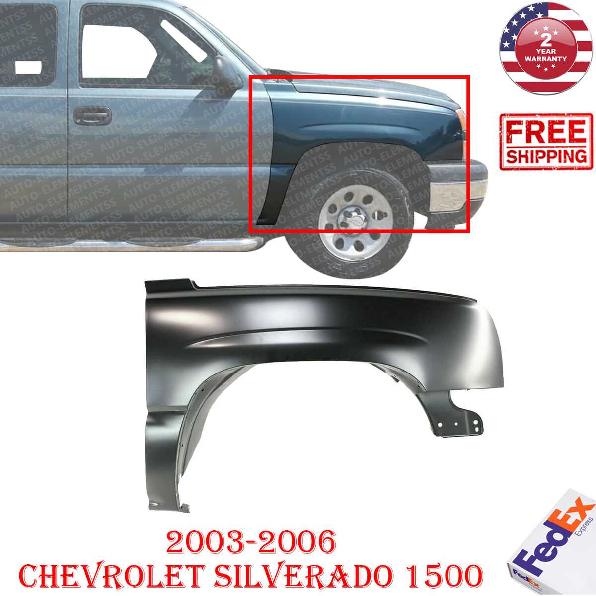 2004 chevy silverado body parts diagram