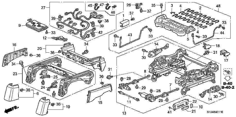 2004 honda odyssey parts diagram