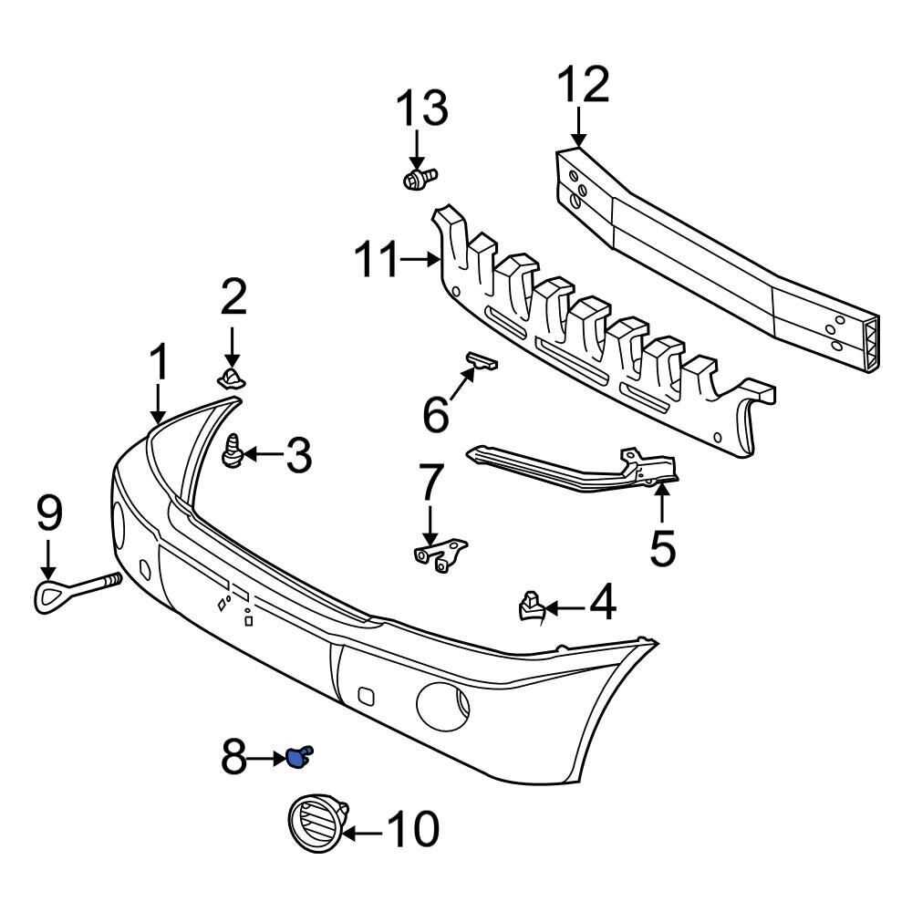 2004 toyota highlander parts diagram