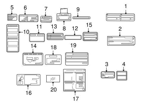 2004 toyota matrix parts diagram