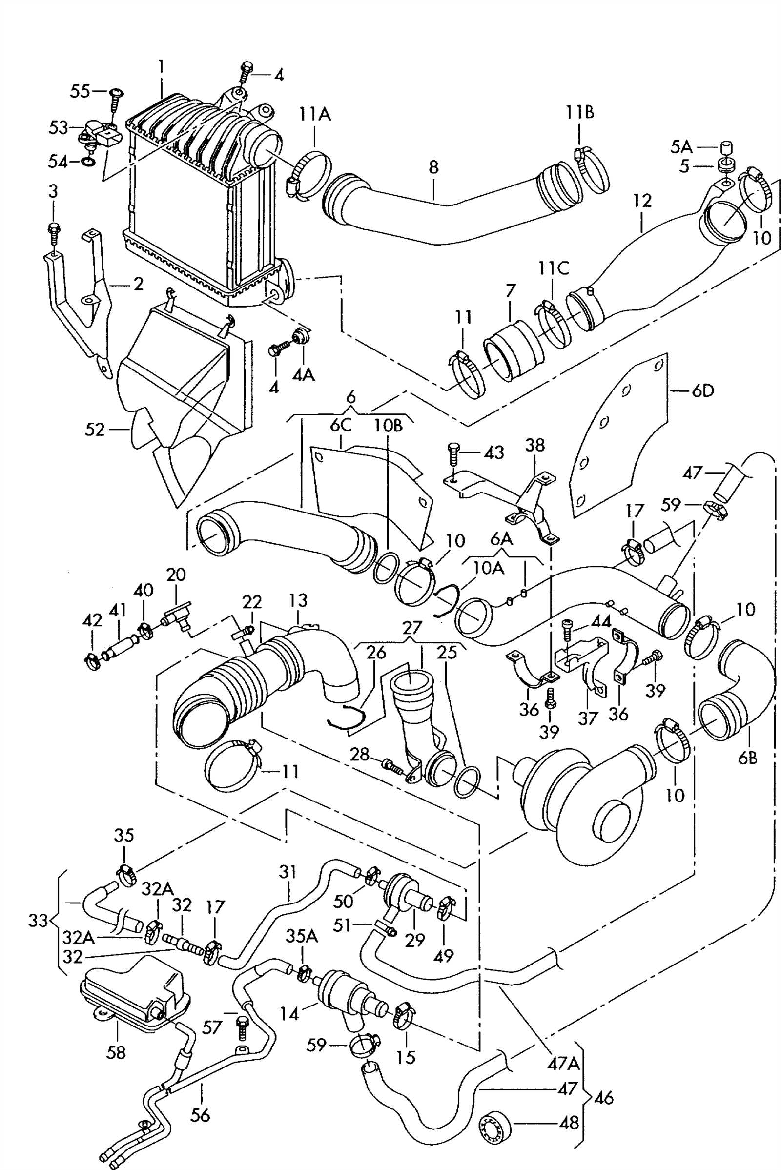 2004 vw jetta parts diagram