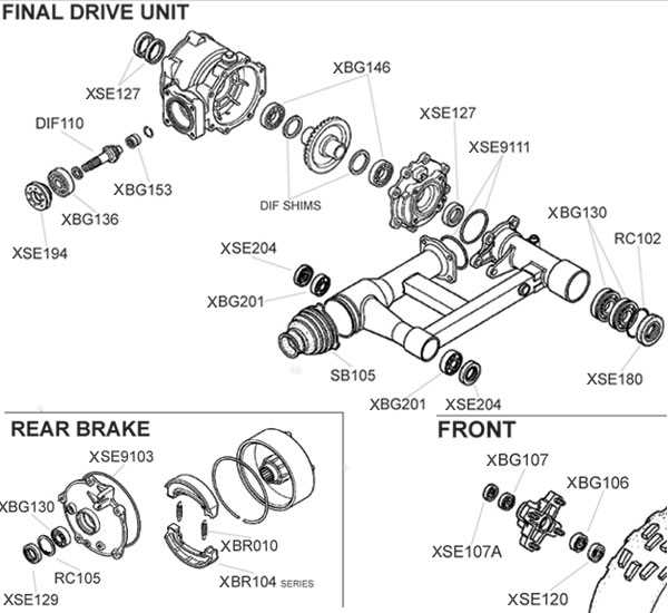 2004 honda foreman parts diagram