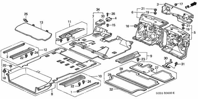 2004 honda odyssey parts diagram