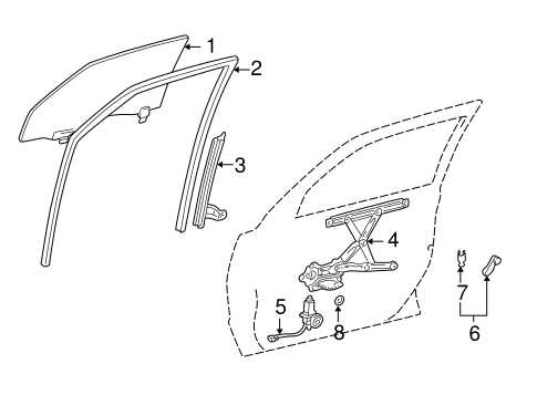 2004 toyota matrix parts diagram