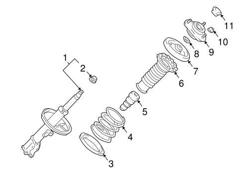 2004 toyota matrix parts diagram