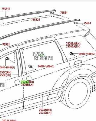 2004 toyota sienna sliding door parts diagram