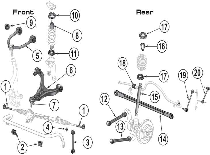 2005 jeep liberty parts diagram