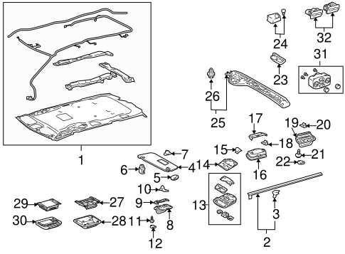 2005 toyota sienna parts diagram