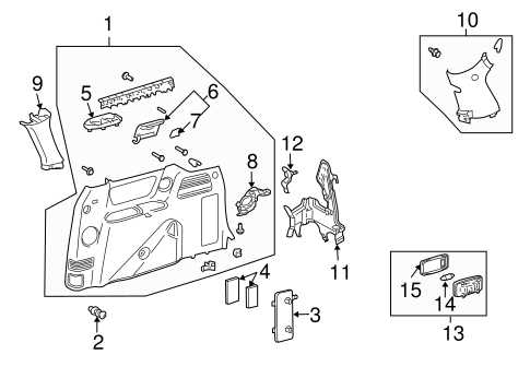 2005 toyota sienna parts diagram