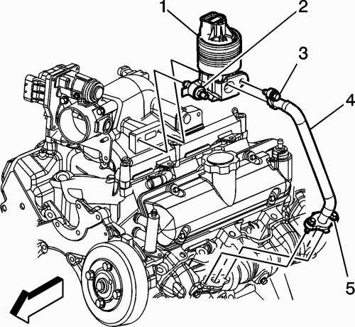 2005 chevy equinox engine parts diagram