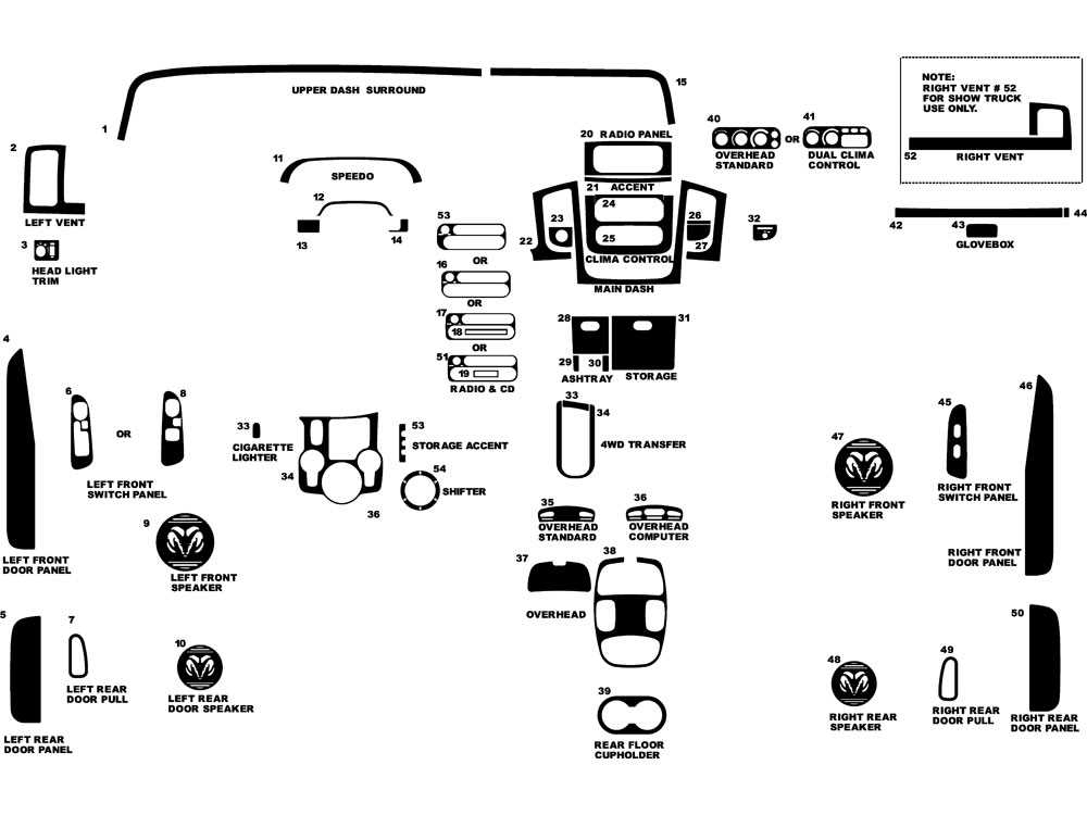 2005 dodge ram 2500 parts diagram