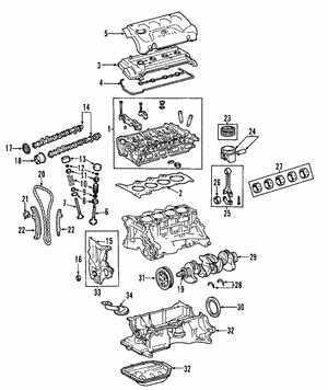 2005 toyota matrix parts diagram