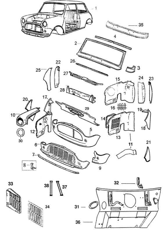 2006 mini cooper parts diagram