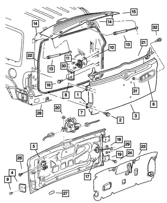 2006 jeep liberty parts diagram