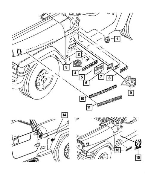 2006 jeep wrangler parts diagram