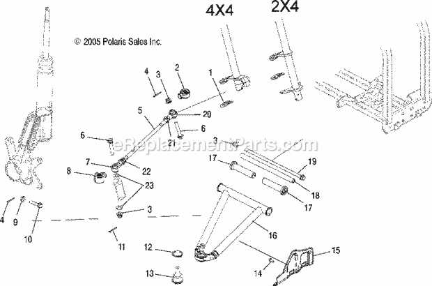 2006 polaris hawkeye 300 4x4 parts diagram