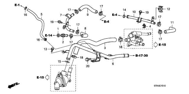 2007 acura rdx parts diagram