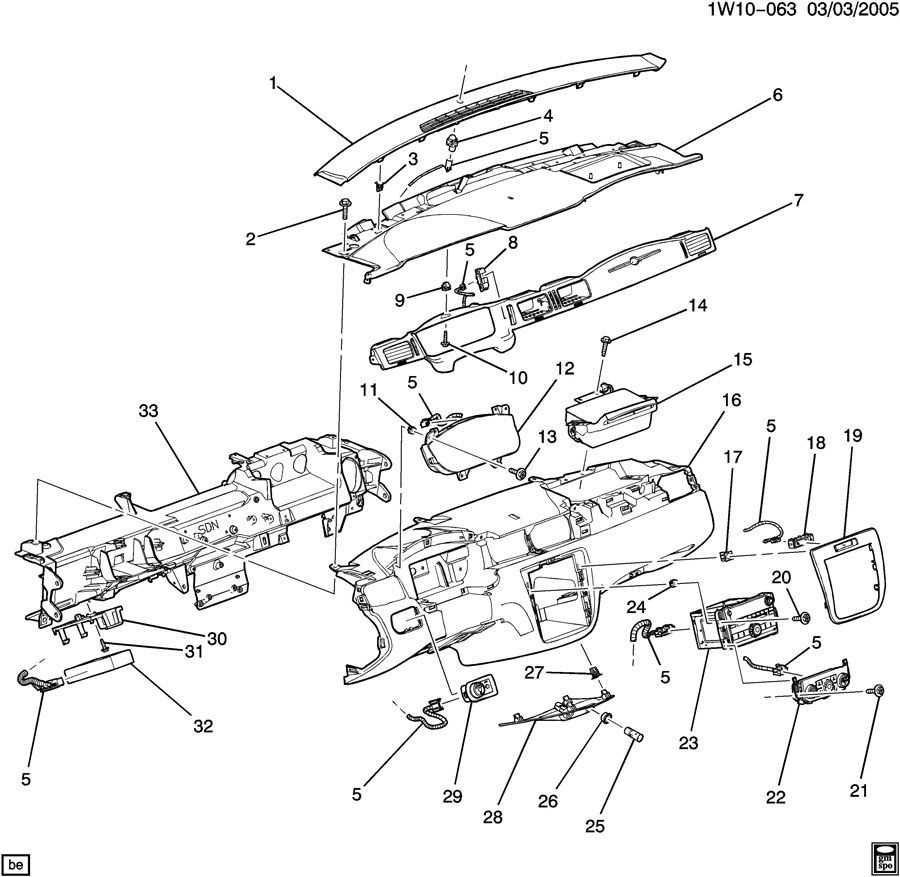 2007 chevy impala parts diagram