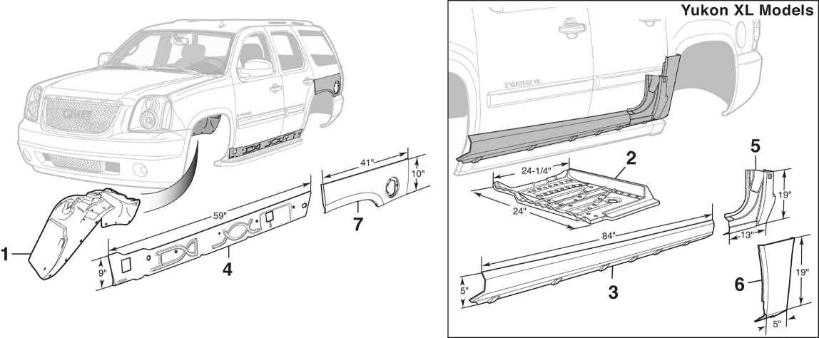 2007 gmc yukon engine parts diagram