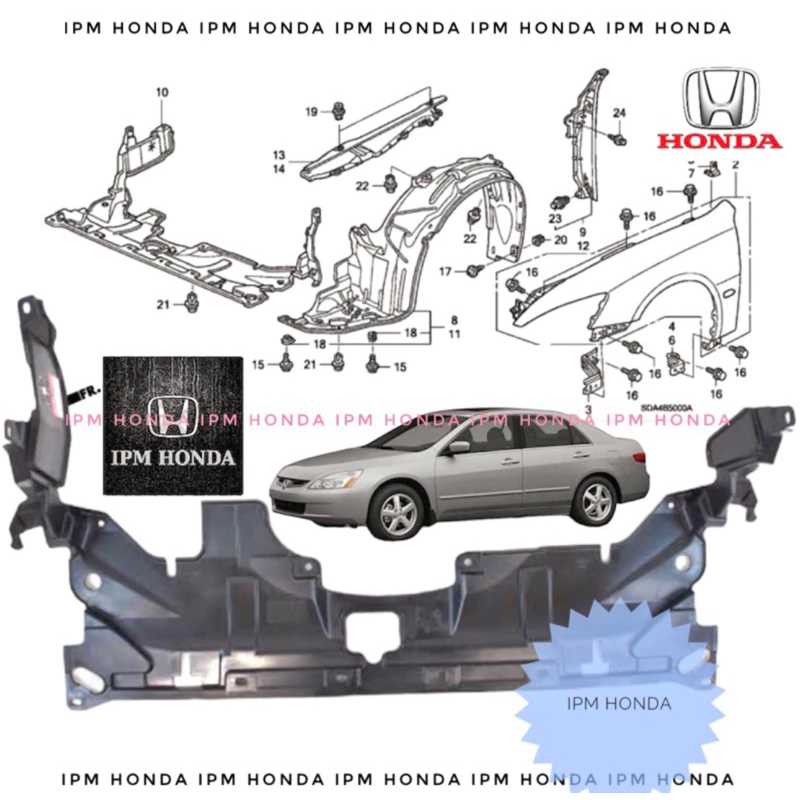 2007 honda civic body parts diagram