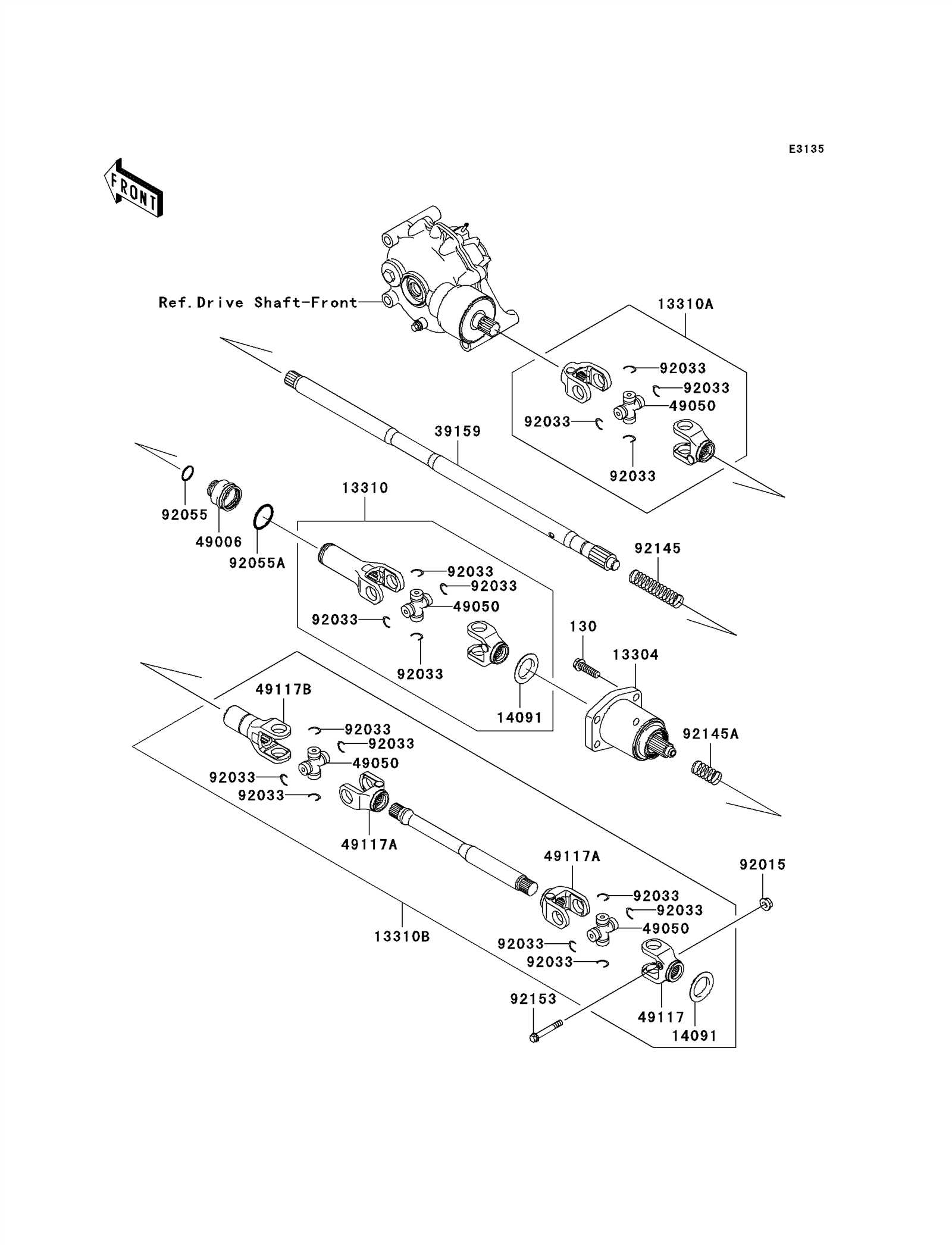 2007 kawasaki mule 610 parts diagram