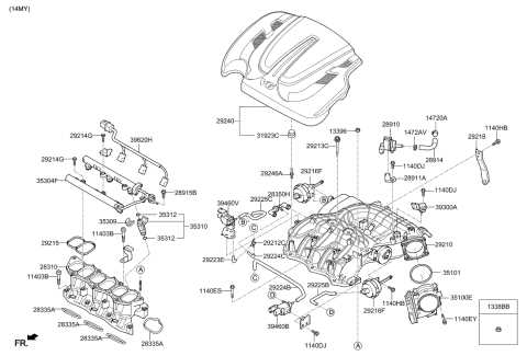 2007 kia sedona parts diagram