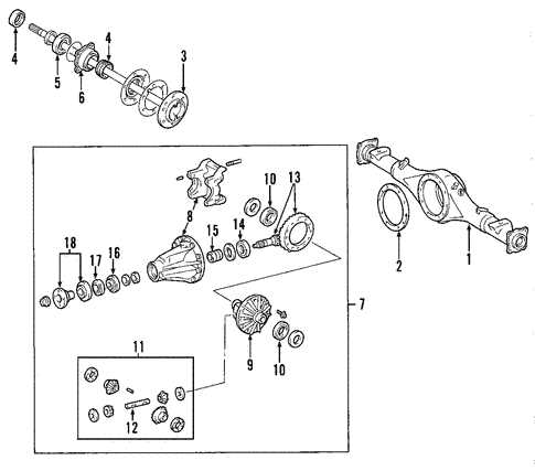 2007 toyota tundra tailgate parts diagram