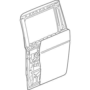 2008 honda odyssey sliding door parts diagram