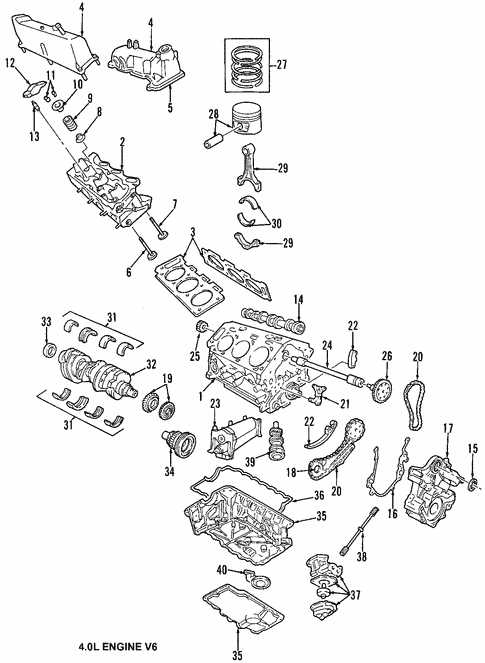 2008 ford explorer parts diagram