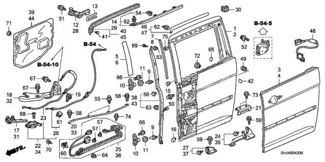 2008 honda odyssey parts diagram