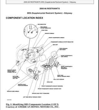 2008 honda odyssey sliding door parts diagram