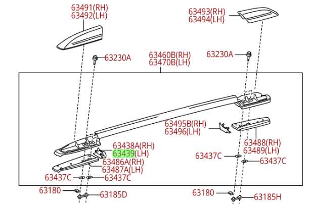 2008 toyota highlander parts diagram