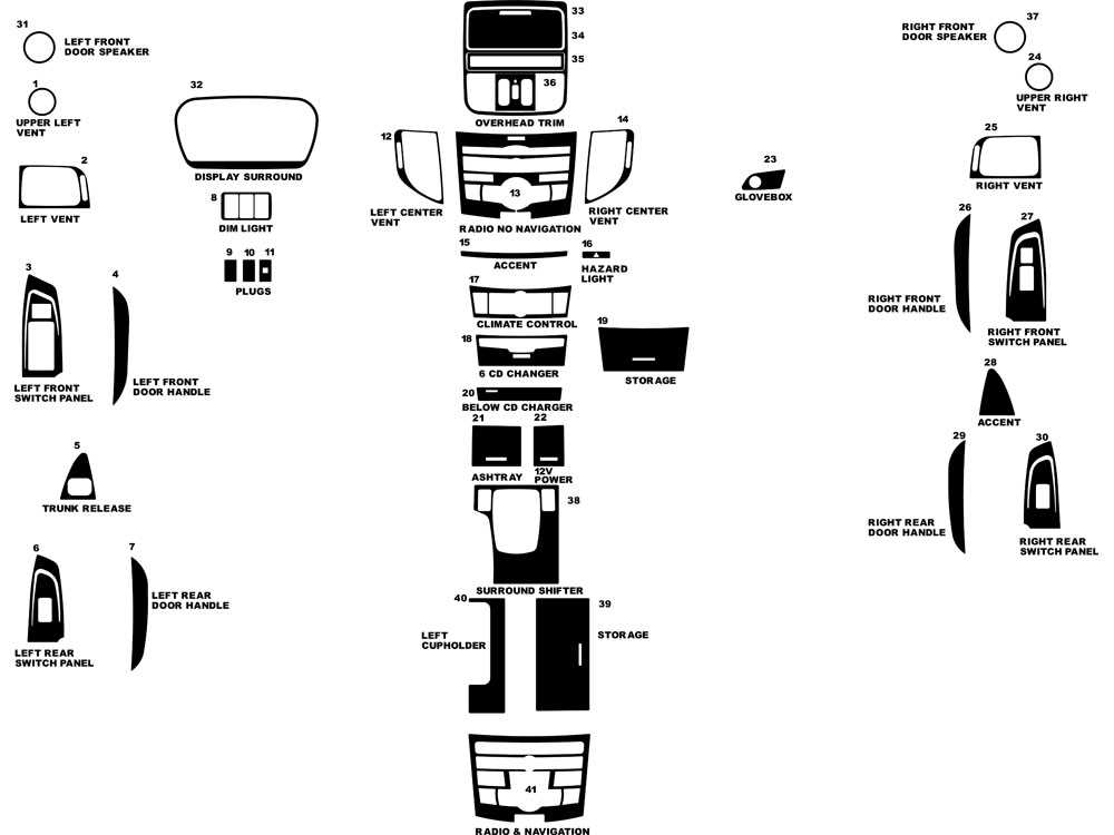 2009 acura tsx parts diagram