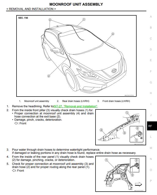 2009 nissan murano parts diagram