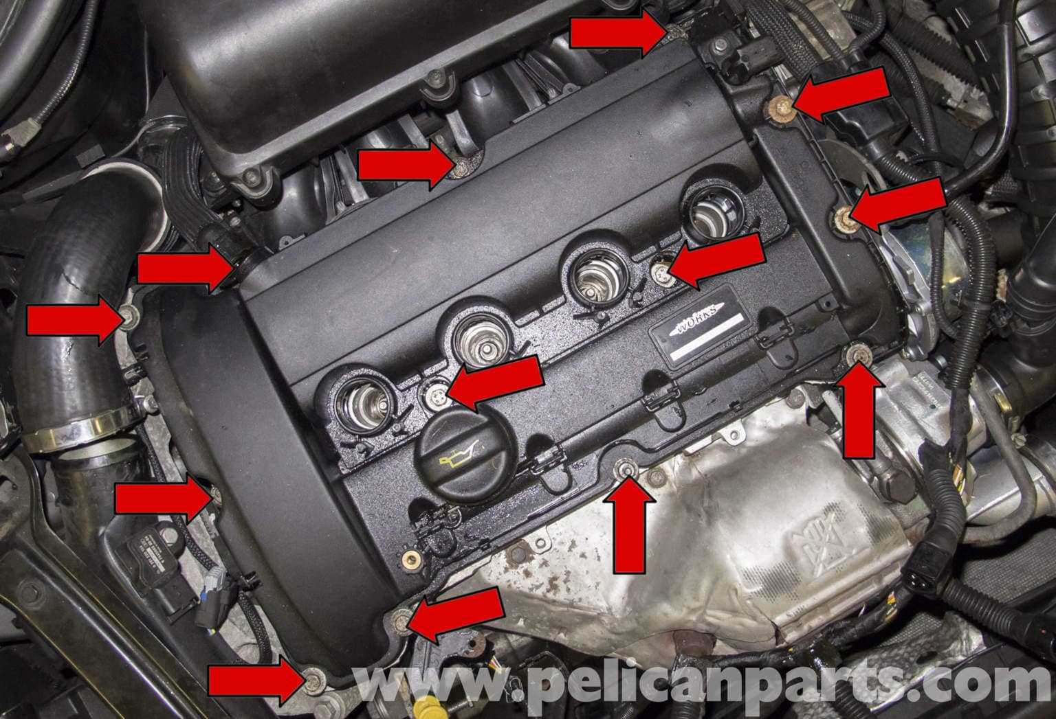 2009 mini cooper engine parts diagram