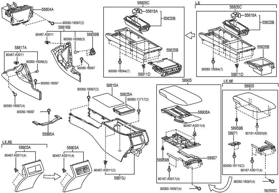 2009 toyota camry parts diagram