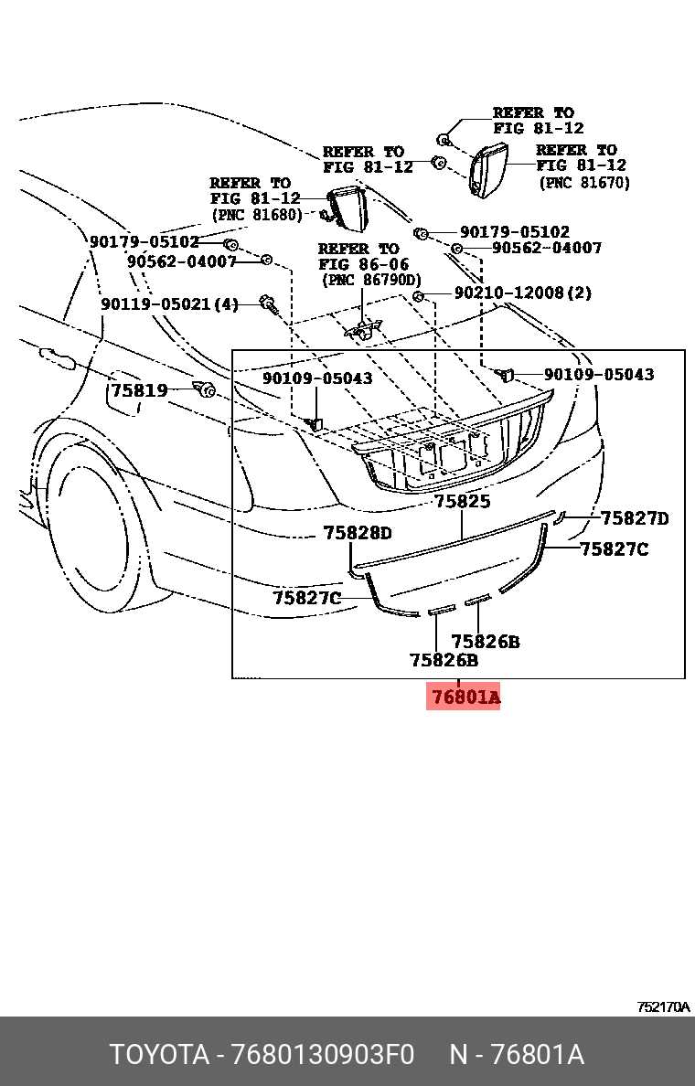 2009 toyota corolla body parts diagram